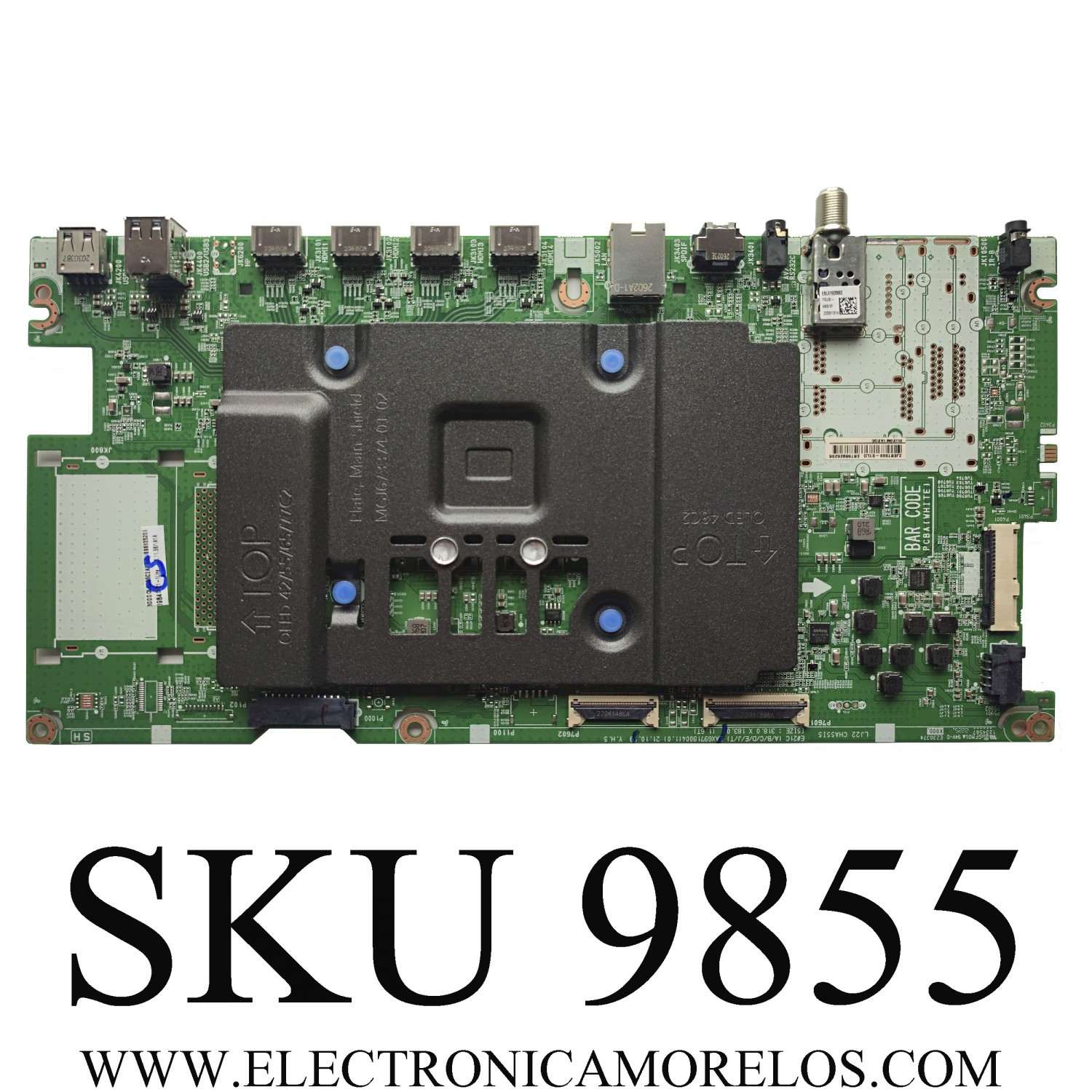 MAIN PARA TV LG / NUMERO DE PARTE EBT66925206 / EAX69718004(1.0) / PANEL AC650AQL CQA1_RS / MODELO OLED65C2AUA.DUSQLJR	